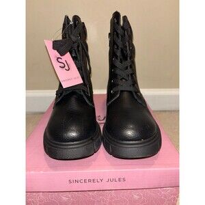 Girls Sincerely Jules lil Harper Combat boots Big Kids 5M